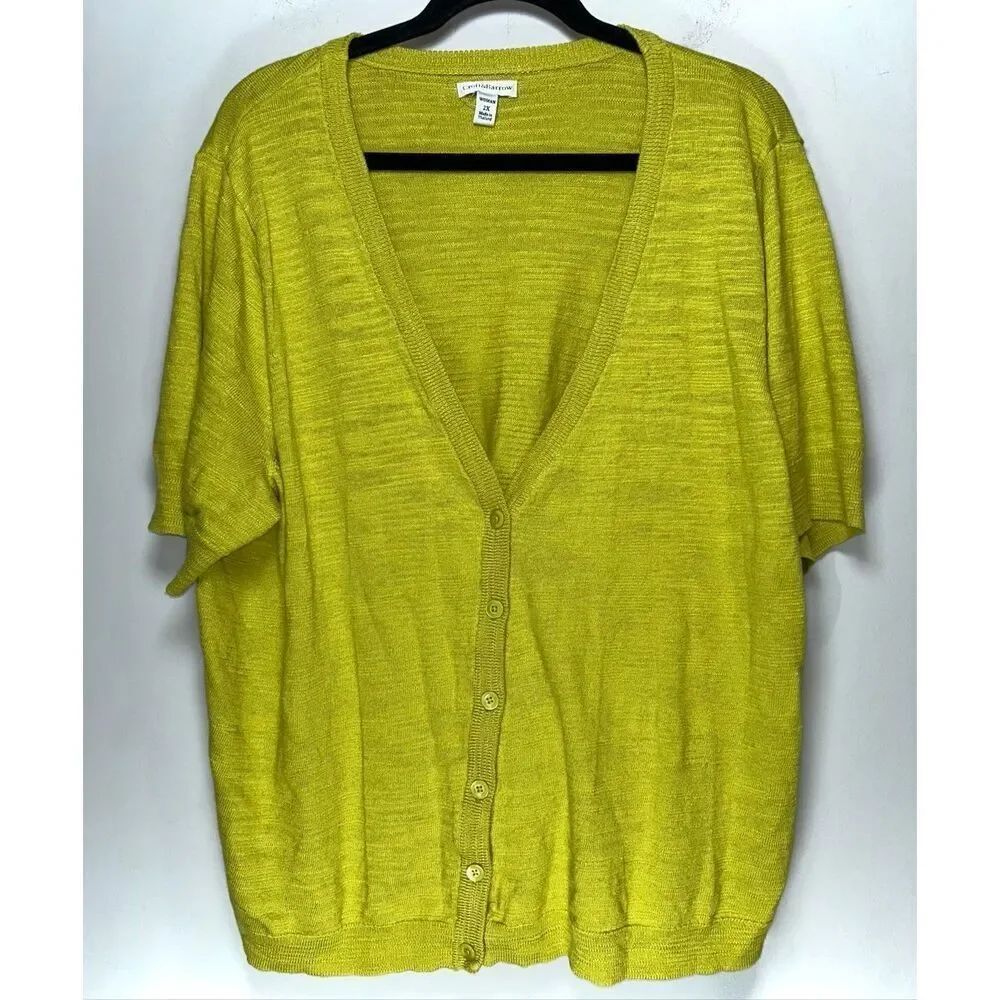 Croft & Barrow green top size 2x